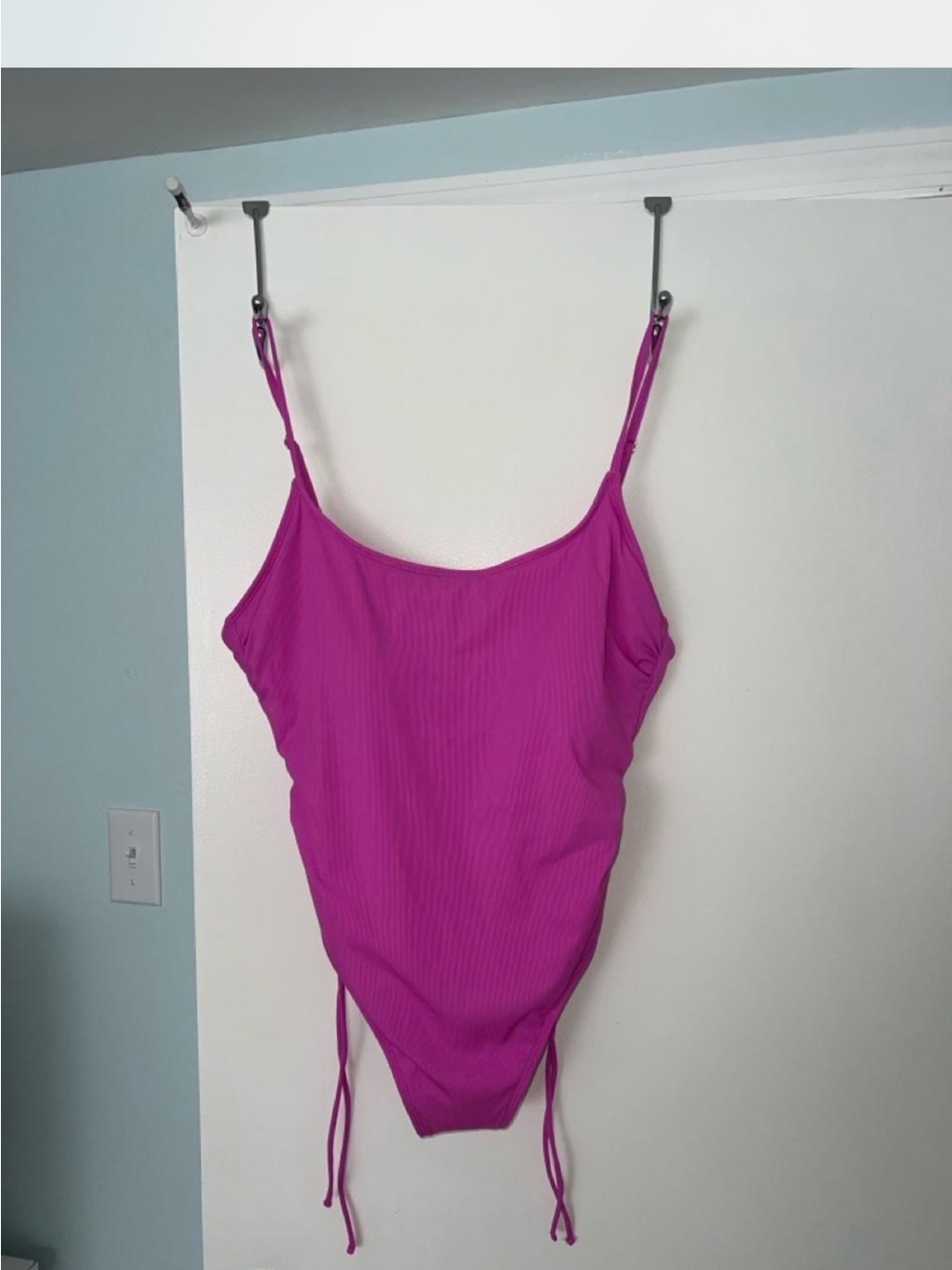 Magenta one piece swimsuit